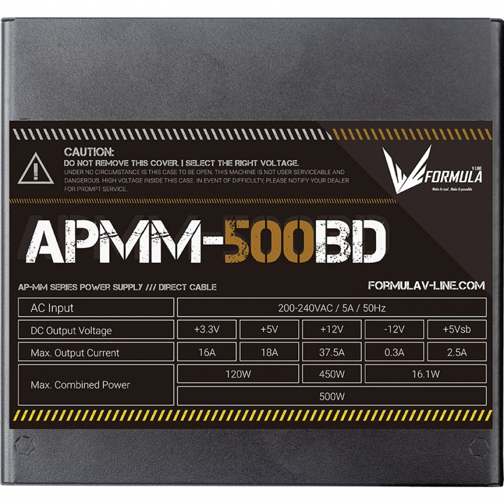 Блок питания Formula APMM-500BD 500 Вт - миниатюра 10