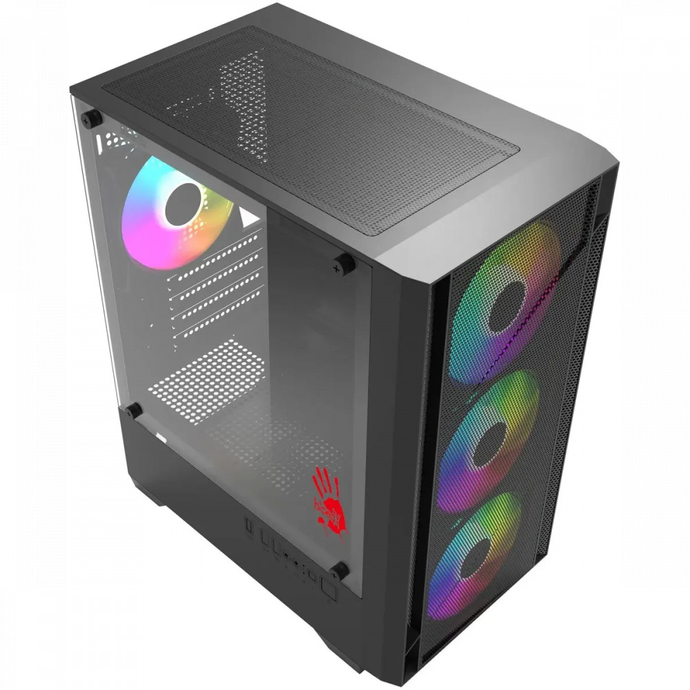 Корпус Bloody CC-124 Black CC-124-BK Mini-Tower - миниатюра 8