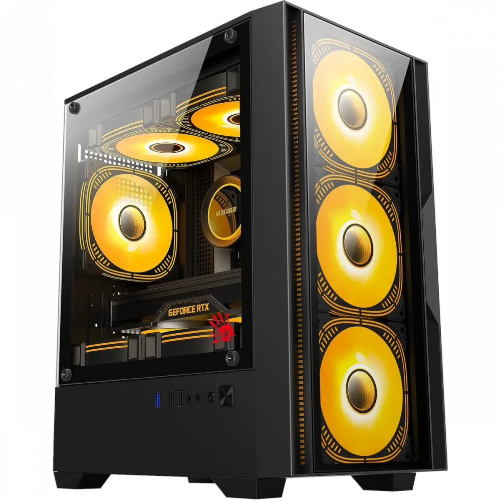 Корпус Bloody CC-123 Black CC-123-BK Mid-Tower - миниатюра 6