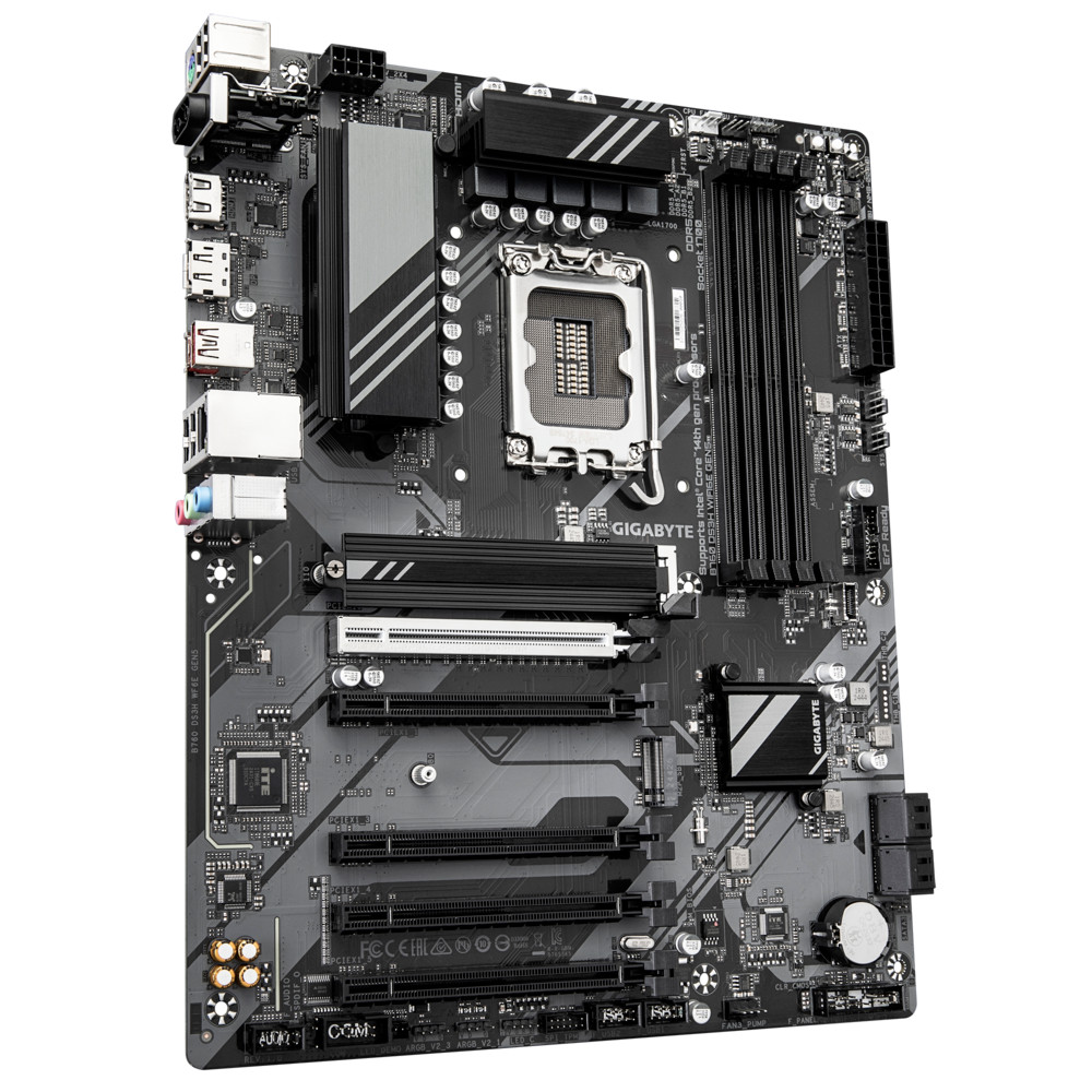 Материнская плата Gigabyte B760 DS3H WIFI6E GEN5 ATX, LGA 1700 - миниатюра 5