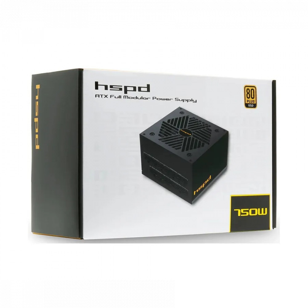 Блок питания HSPD HST-750GF-BK 750 Вт - миниатюра 6