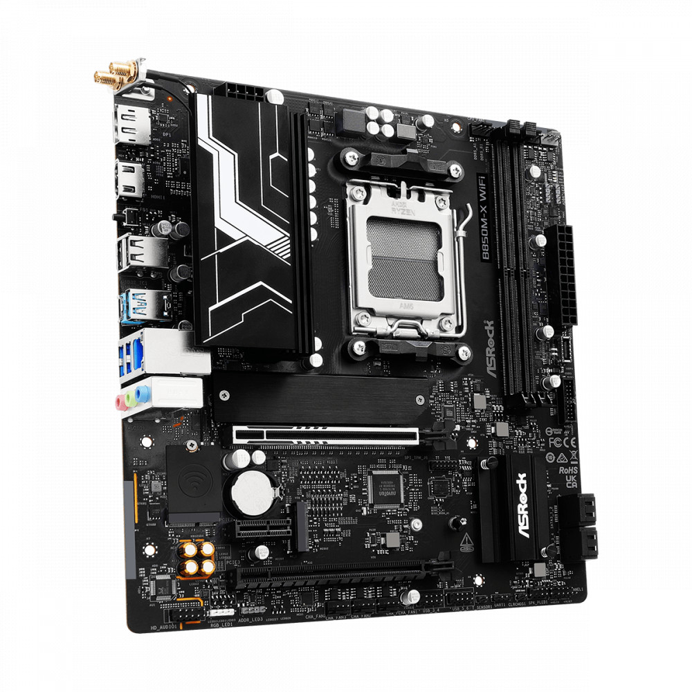 Материнская плата ASRock B850M-X WIFI R2.0 Micro-ATX, AMD AM5 - миниатюра 6