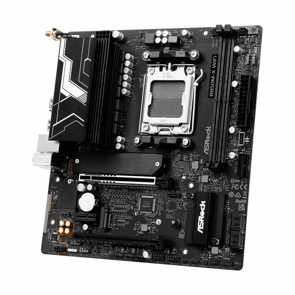 Материнская плата ASRock B850M-X WIFI R2.0 Micro-ATX, AMD AM5 - миниатюра 7