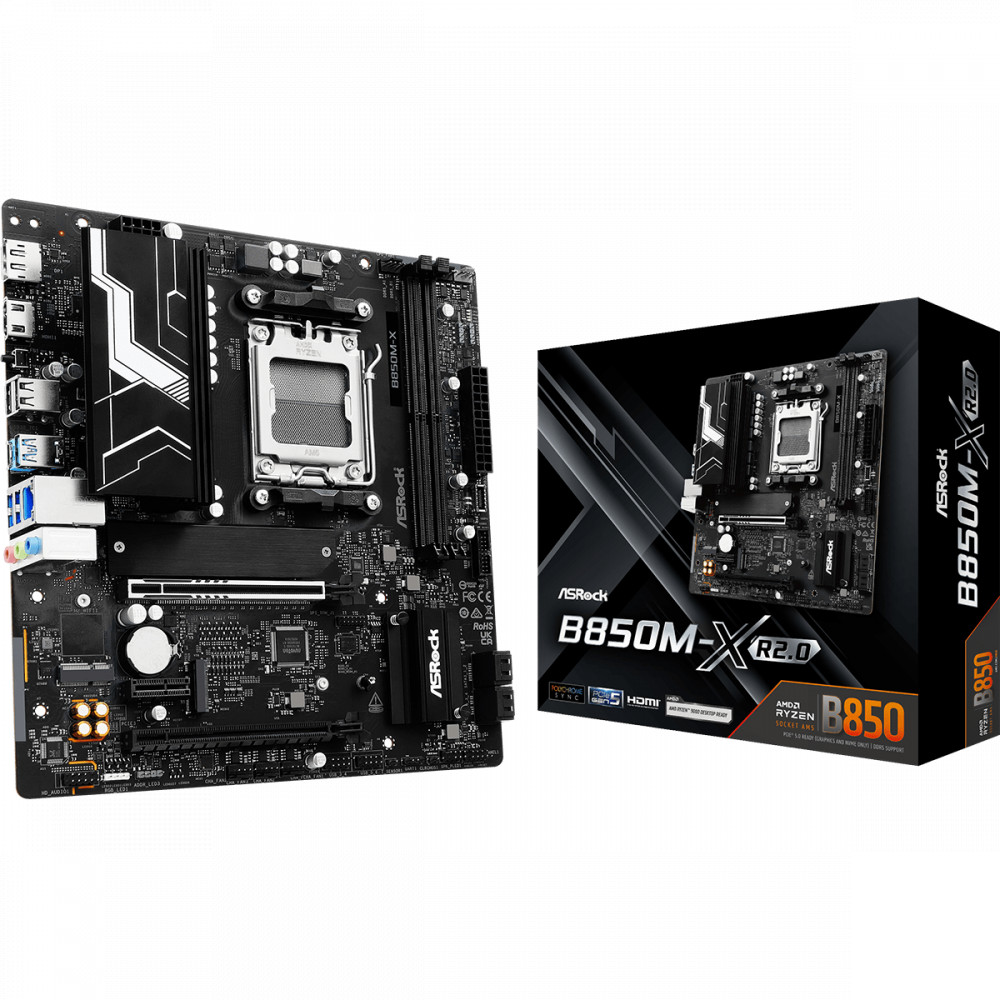 Материнская плата ASRock B850M-X R2.0 Micro-ATX, AMD AM5 - миниатюра 10