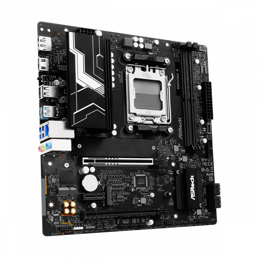 Материнская плата ASRock B850M-X R2.0 Micro-ATX, AMD AM5 - миниатюра 7