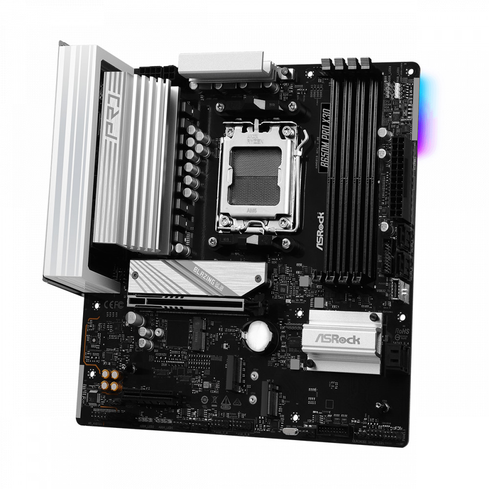 Материнская плата ASRock B650M PRO X3D Micro-ATX, AMD AM5 - миниатюра 11