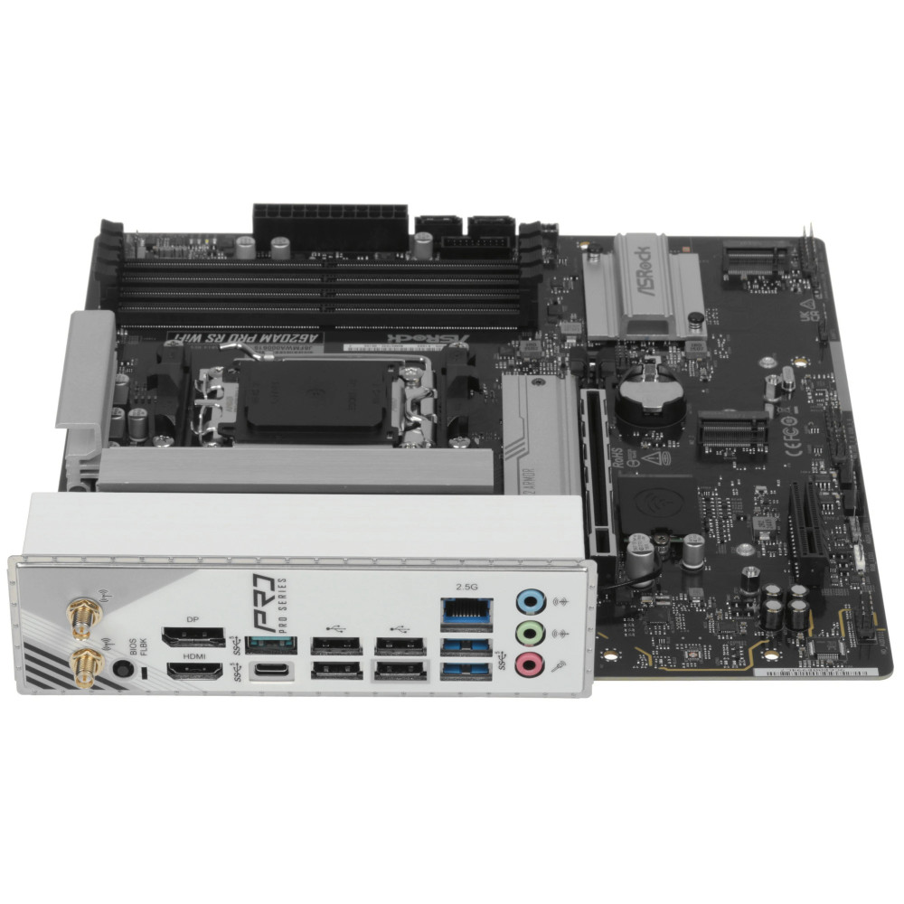 Материнская плата ASRock A620AM PRO RS WIFI Micro-ATX, AMD AM5 - миниатюра 8