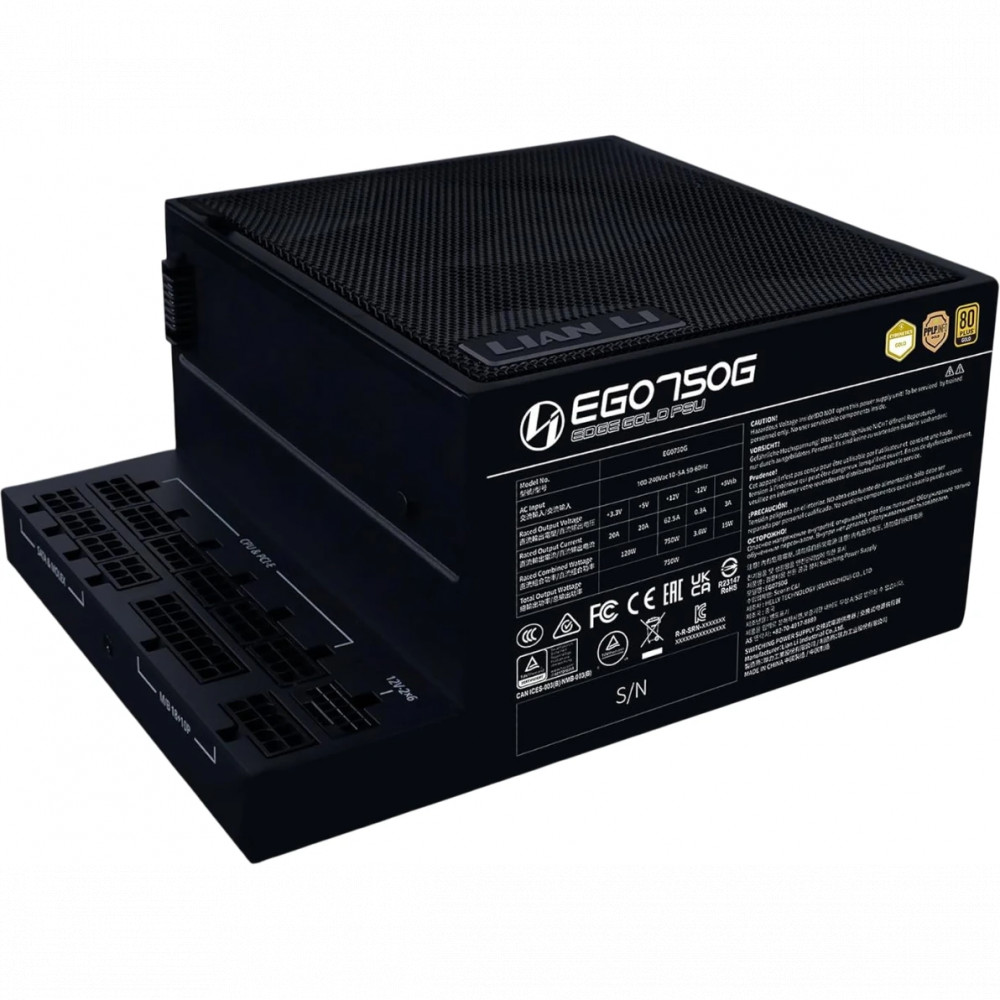 Блок питания Lian Li EDGE750G Black G9P.EG0750G.B000.EU 750 Вт - миниатюра 5