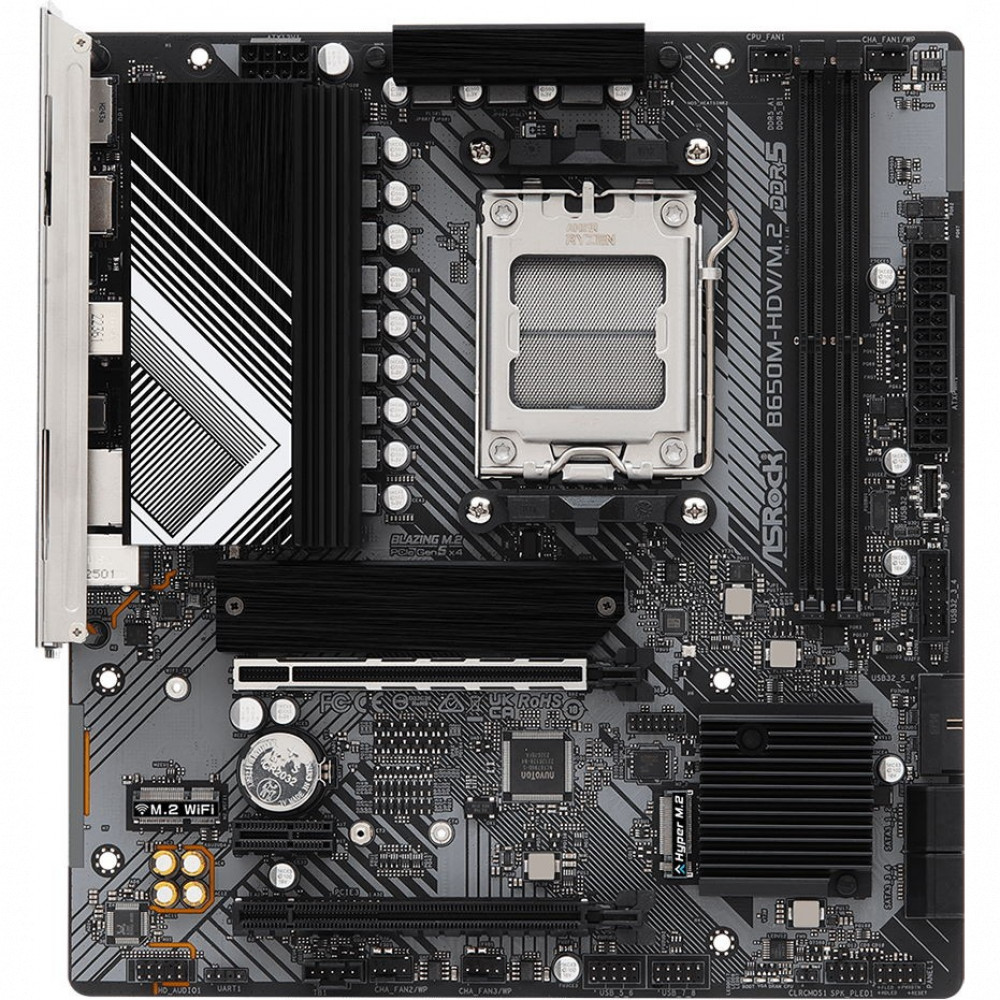 Материнская плата ASRock B650M-HDV/M.2 Micro-ATX, AMD AM5 - миниатюра 9