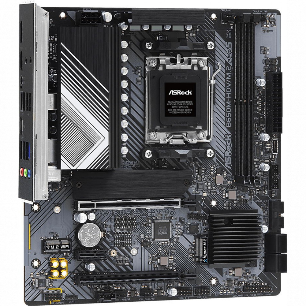 Материнская плата ASRock B650M-HDV/M.2 Micro-ATX, AMD AM5 - миниатюра 7