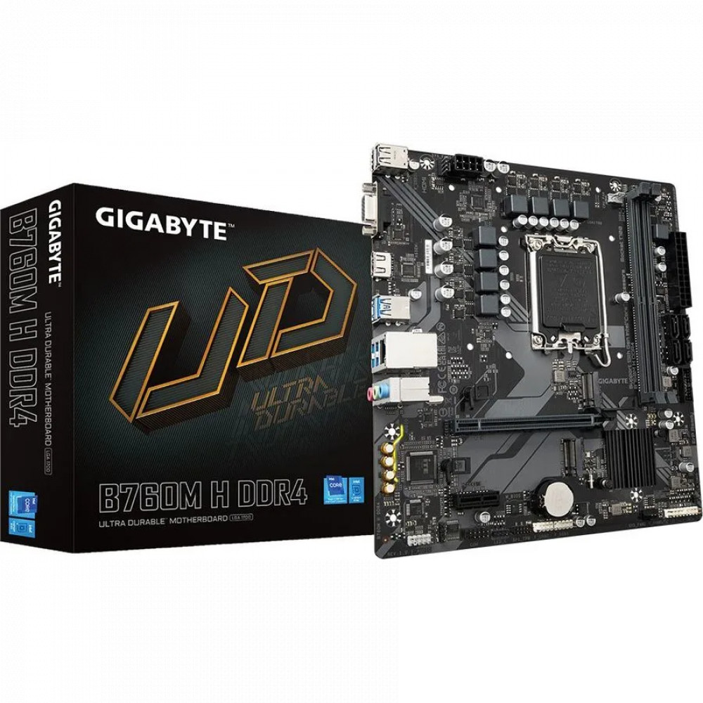 Материнская плата Gigabyte B760M H DDR4 Micro-ATX, LGA 1700 - миниатюра 10