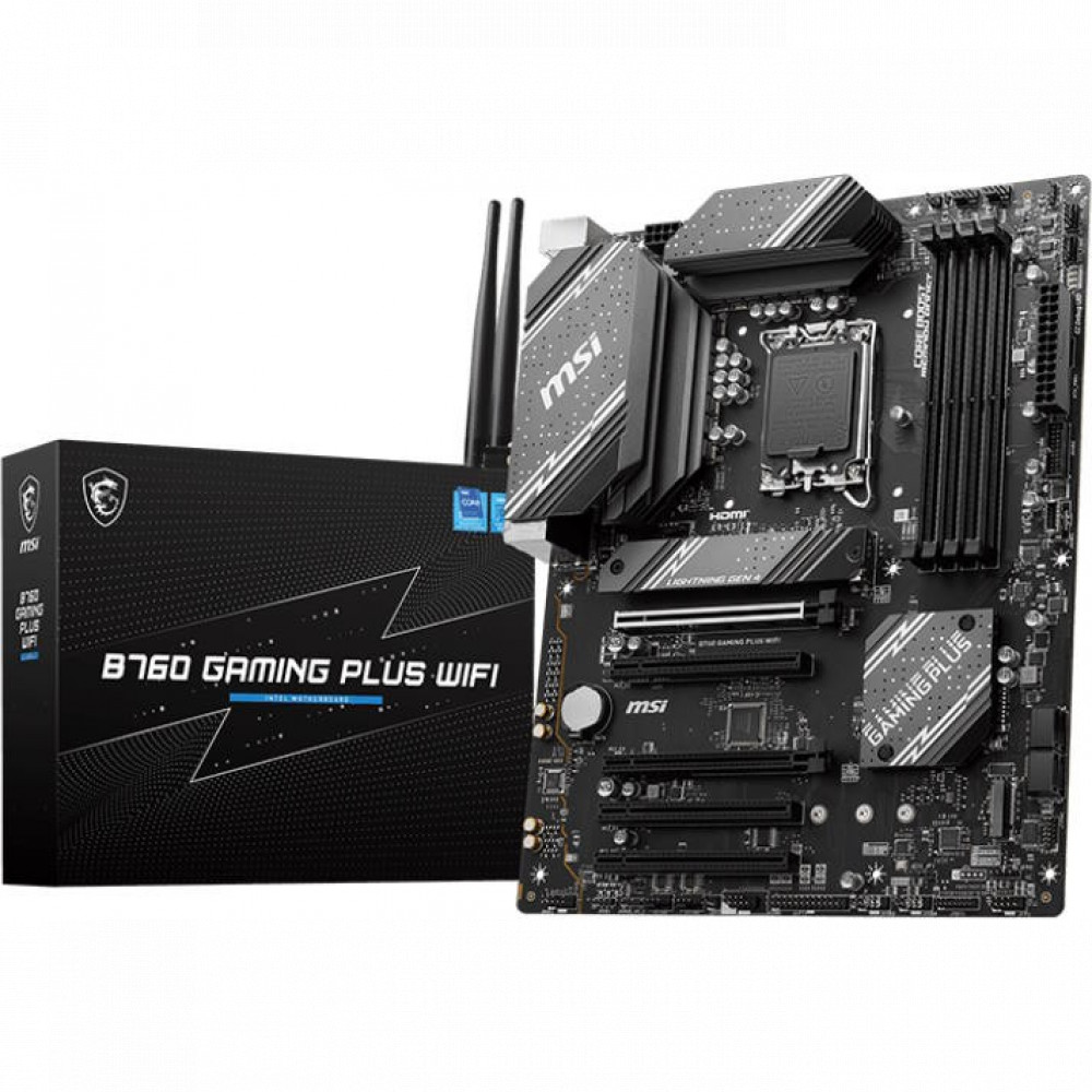 Материнская плата MSI B760 GAMING PLUS WIFI ATX, LGA 1700 - миниатюра 10