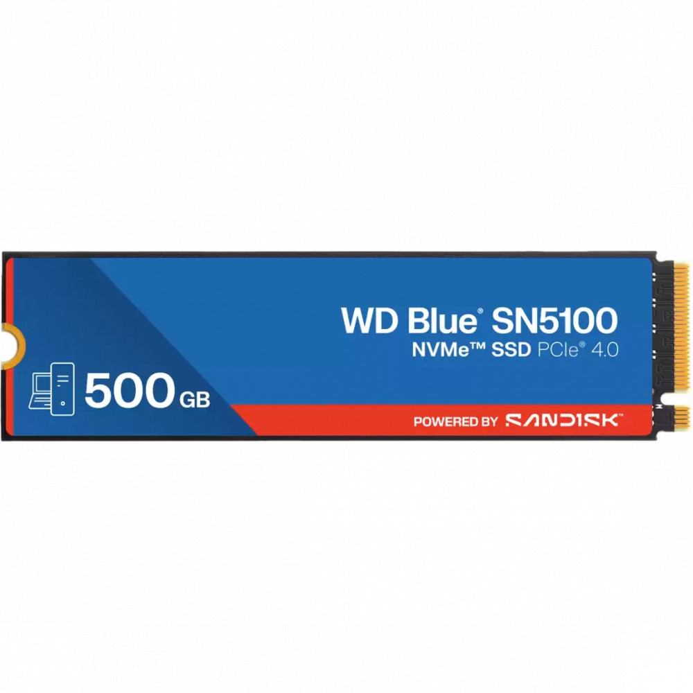 Жесткий диск Western Digital Blue SN5100 WDS500G5B0E SSD (твердотельные), 500 ГБ, M.2, PCIe - миниатюра 2