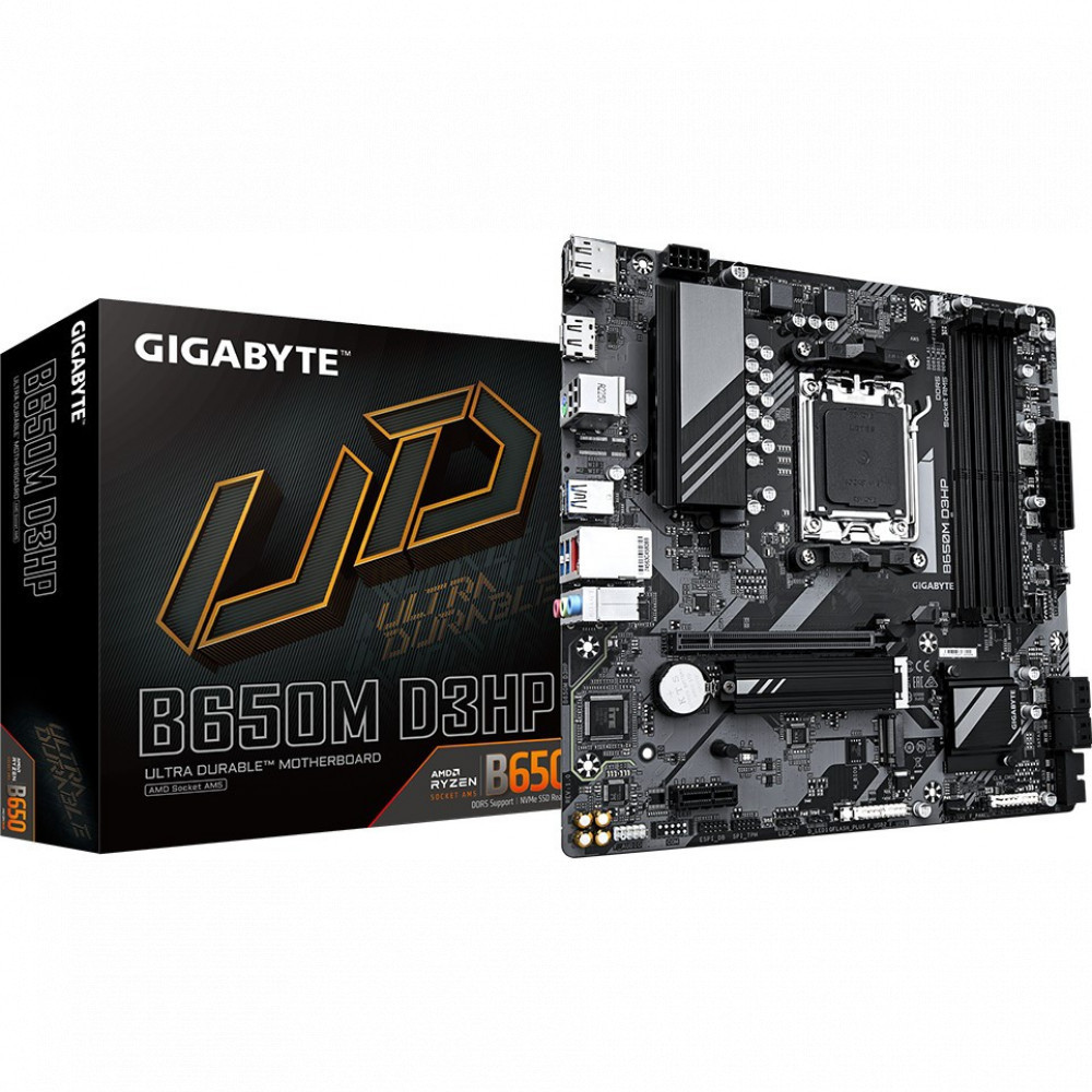 Материнская плата Gigabyte B650M D3HP B650M D3HP 1.3 Micro-ATX, AMD AM5 - миниатюра 10