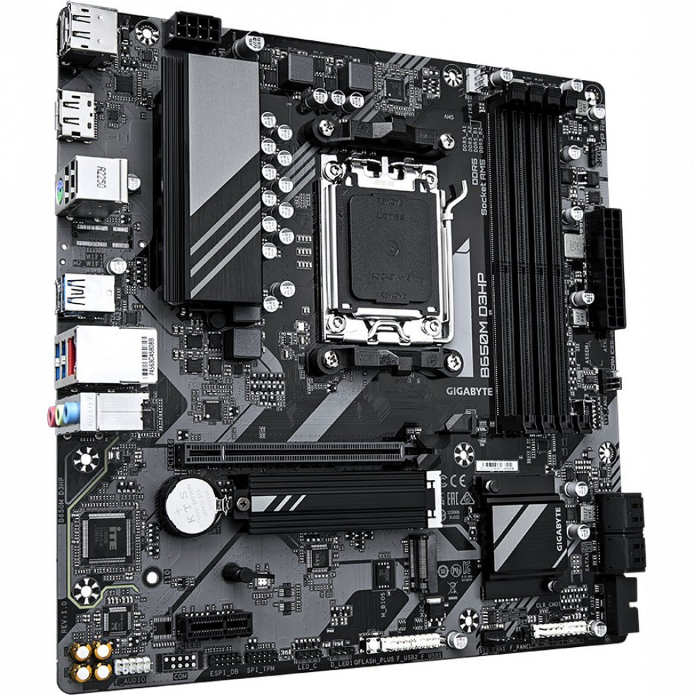Материнская плата Gigabyte B650M D3HP B650M D3HP 1.3 Micro-ATX, AMD AM5 - миниатюра 6