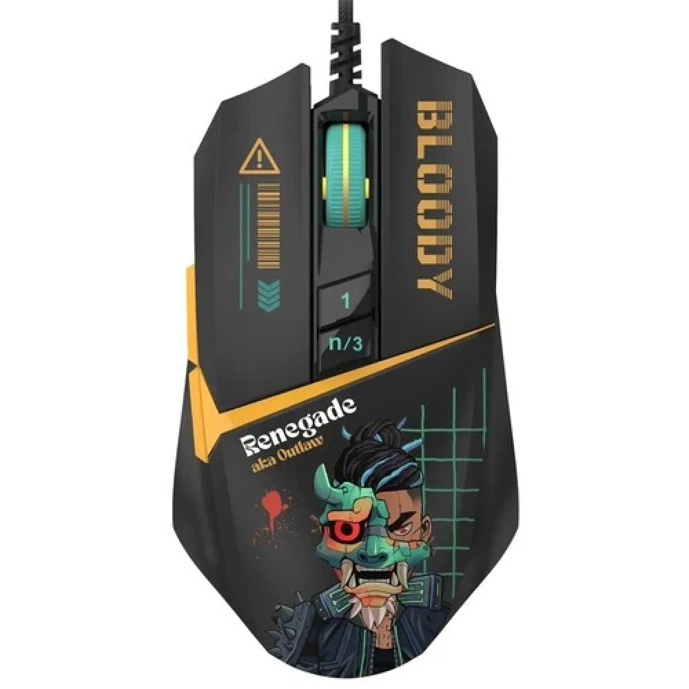 Мышь A4Tech W63 Max Renegade Black W63 MAX Игровые, Проводная - миниатюра 6