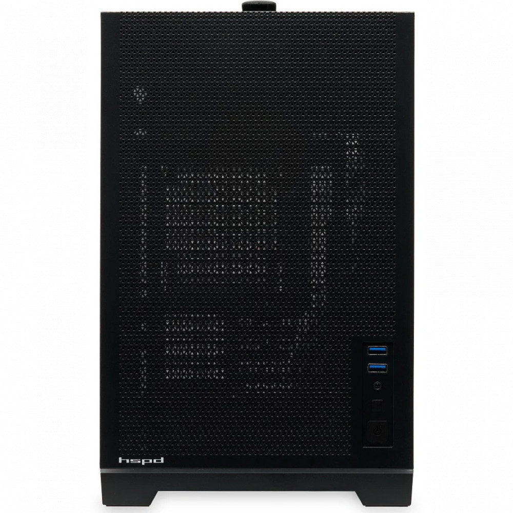 Корпус HSPD M211-TGBK Black Mini-Tower - миниатюра 7