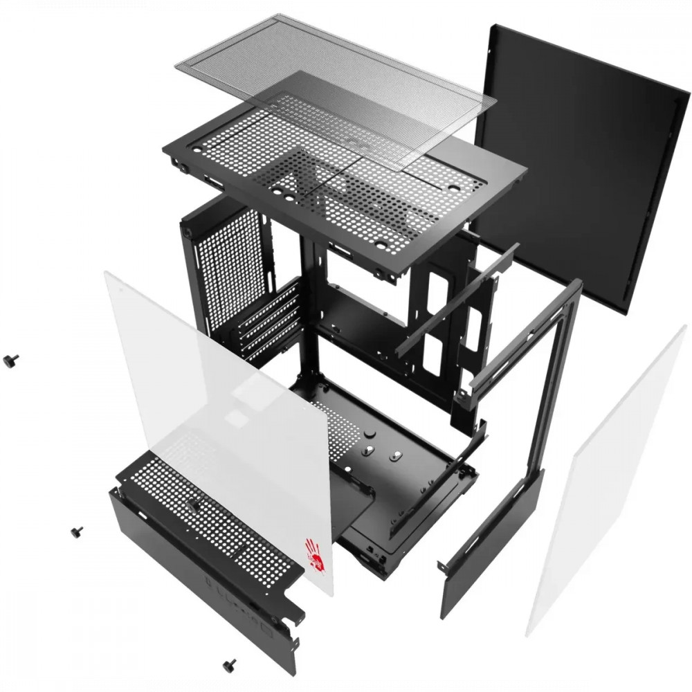 Корпус Bloody CC-125-BK Mini-Tower - миниатюра 10
