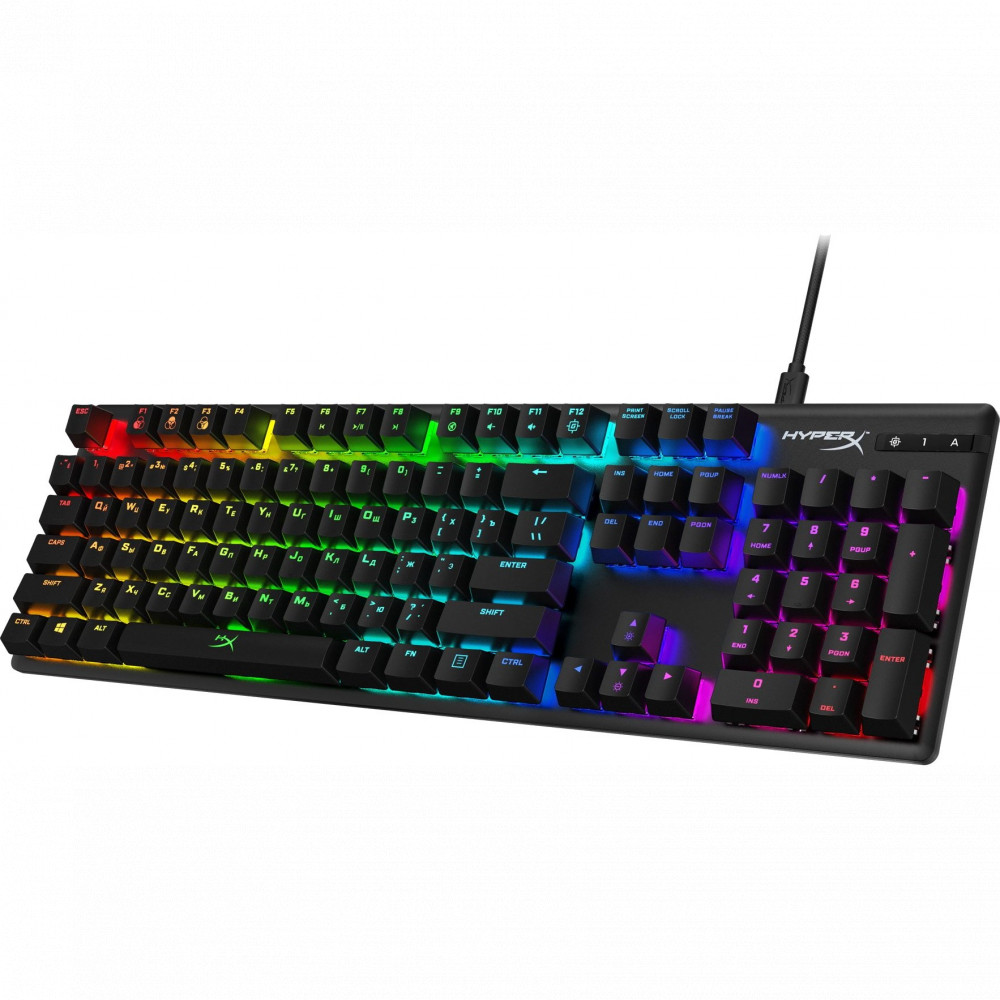 Клавиатура HyperX Alloy Origins PBT HX Aqua 639N5AA Проводная, USB - миниатюра 7
