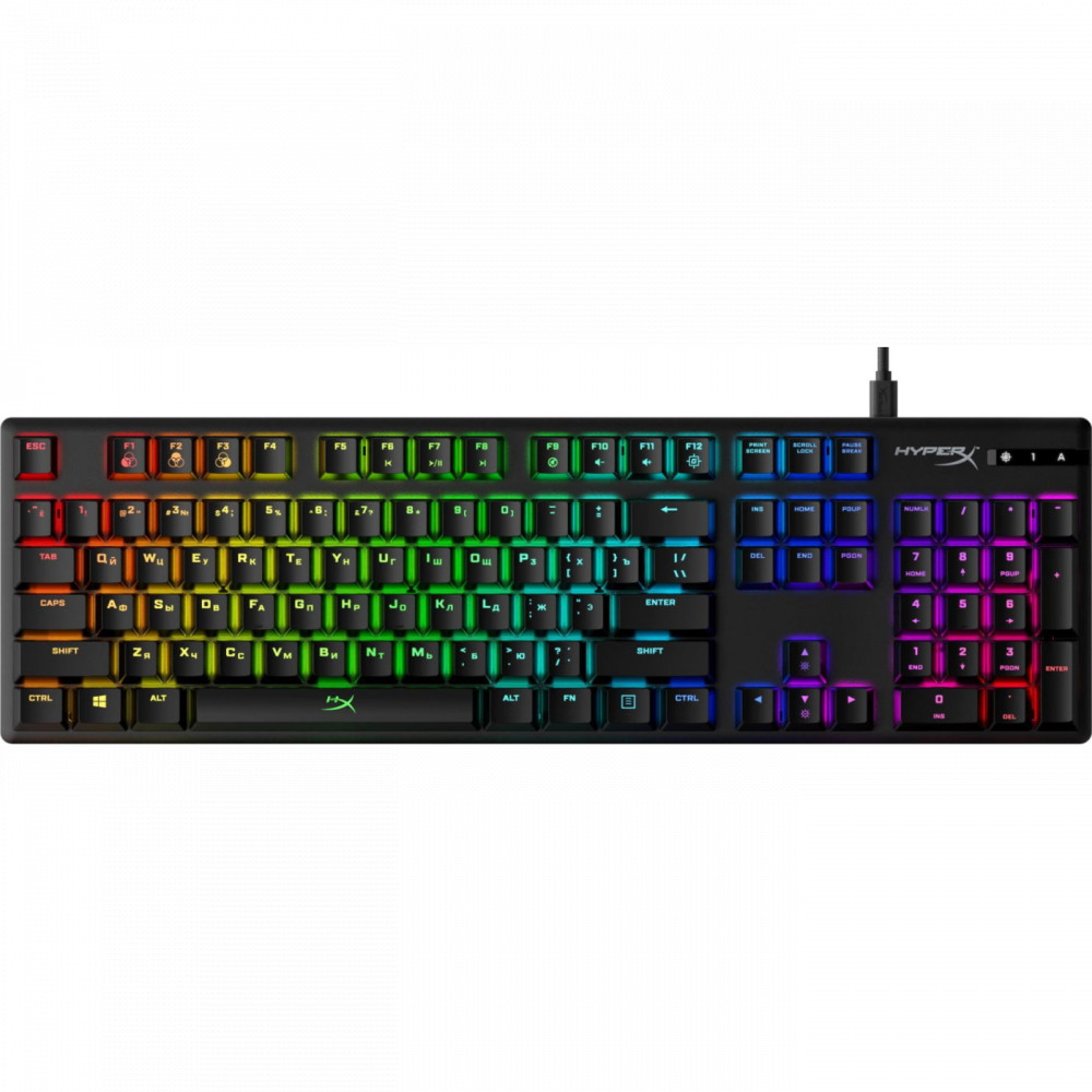 Клавиатура HyperX Alloy Origins PBT HX Aqua 639N5AA Проводная, USB - миниатюра 6