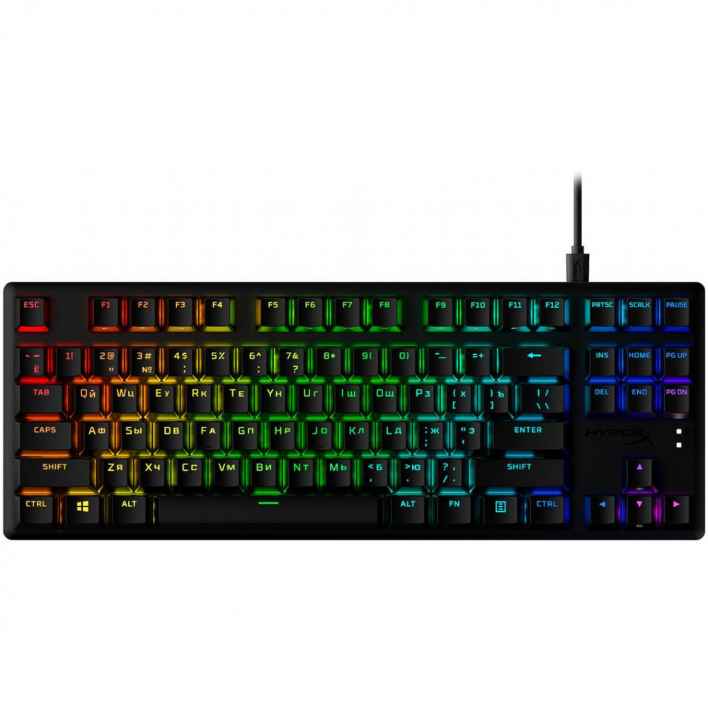 Клавиатура HyperX Alloy Origins Core PBT HX Red TKL 639N7AA#ABA Проводная, USB - миниатюра 9