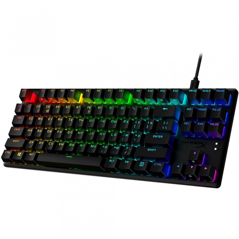 Клавиатура HyperX Alloy Origins Core PBT HX Red TKL 639N7AA#ABA Проводная, USB - миниатюра 11