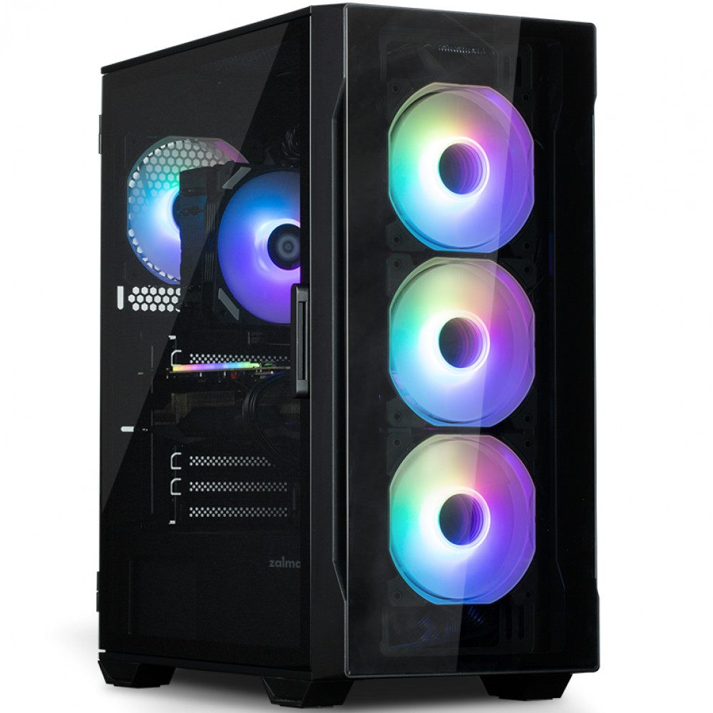 Корпус Zalman I3 NEO TG BLACK I3NEOTGBLACK Mid-Tower - миниатюра 8
