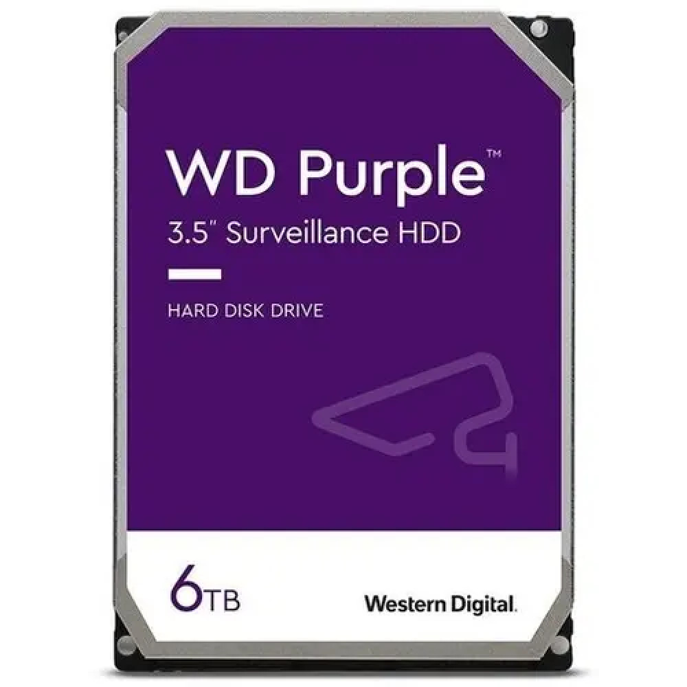 Жесткий диск Western Digital Purple Surveillance WD64PURZ HDD (классические), 6 ТБ, 3.5 дюйма, SATA - миниатюра 4