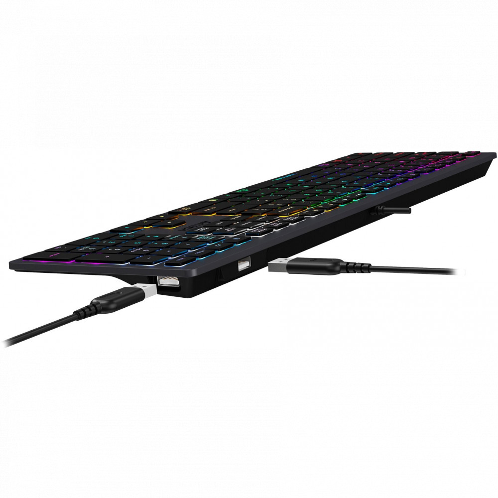 Клавиатура A4Tech Fstyler FX60H-Neon Проводная, USB - миниатюра 4