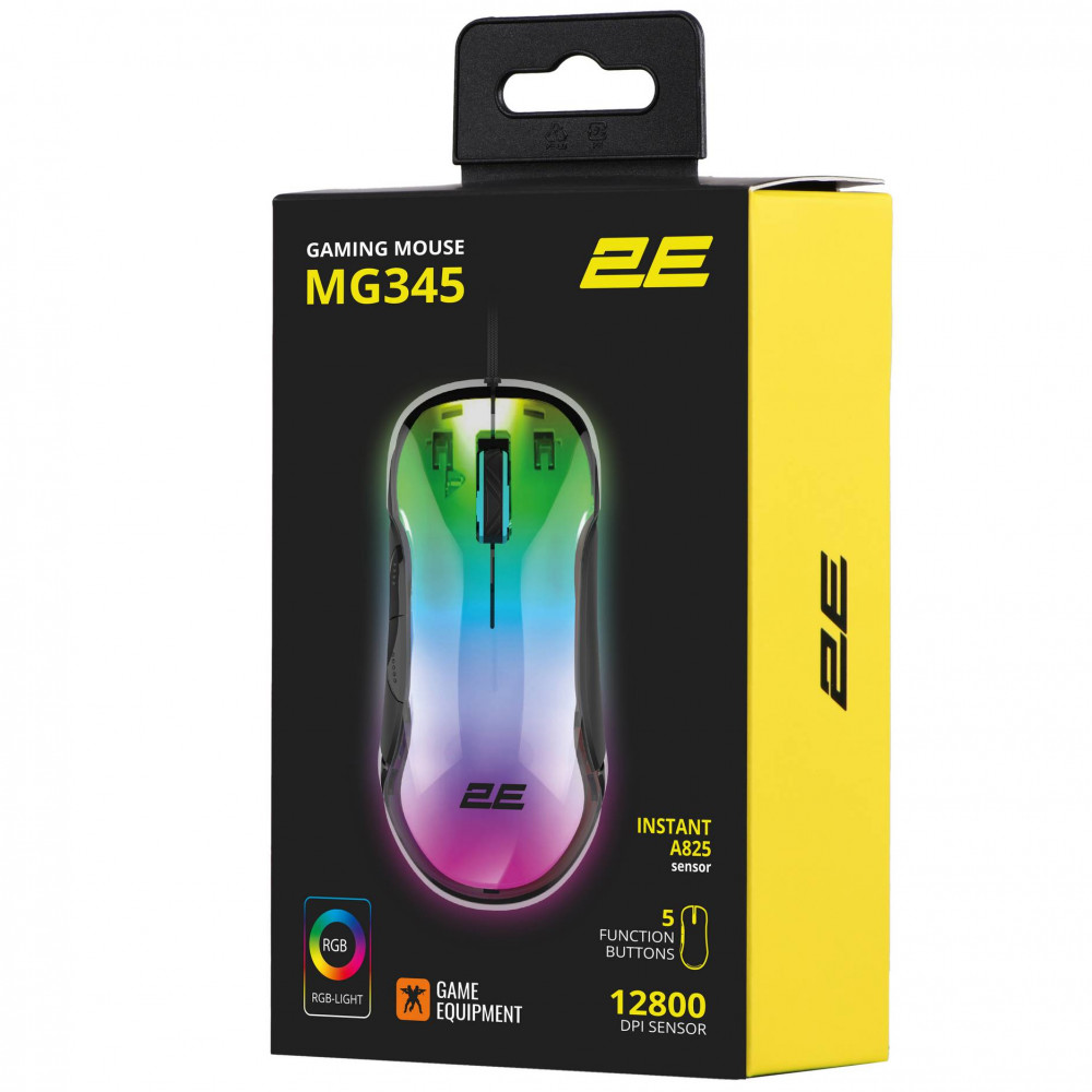 Мышь 2E MG345 RGB USB 2E-MG345TR Игровые, Проводная - миниатюра 12