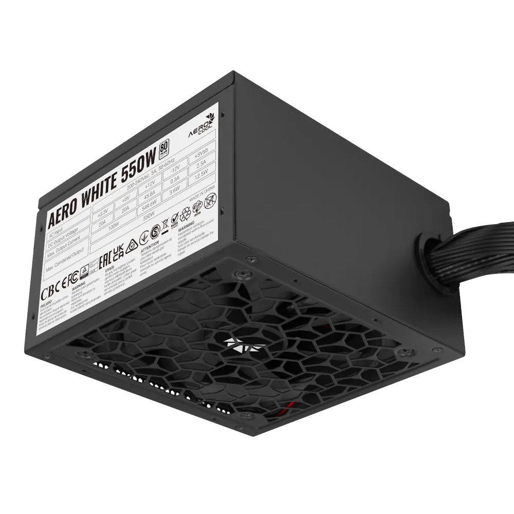 Блок питания Aerocool AERO WHITE 550W ACPW-AR55AEC.12 550 Вт - миниатюра 7