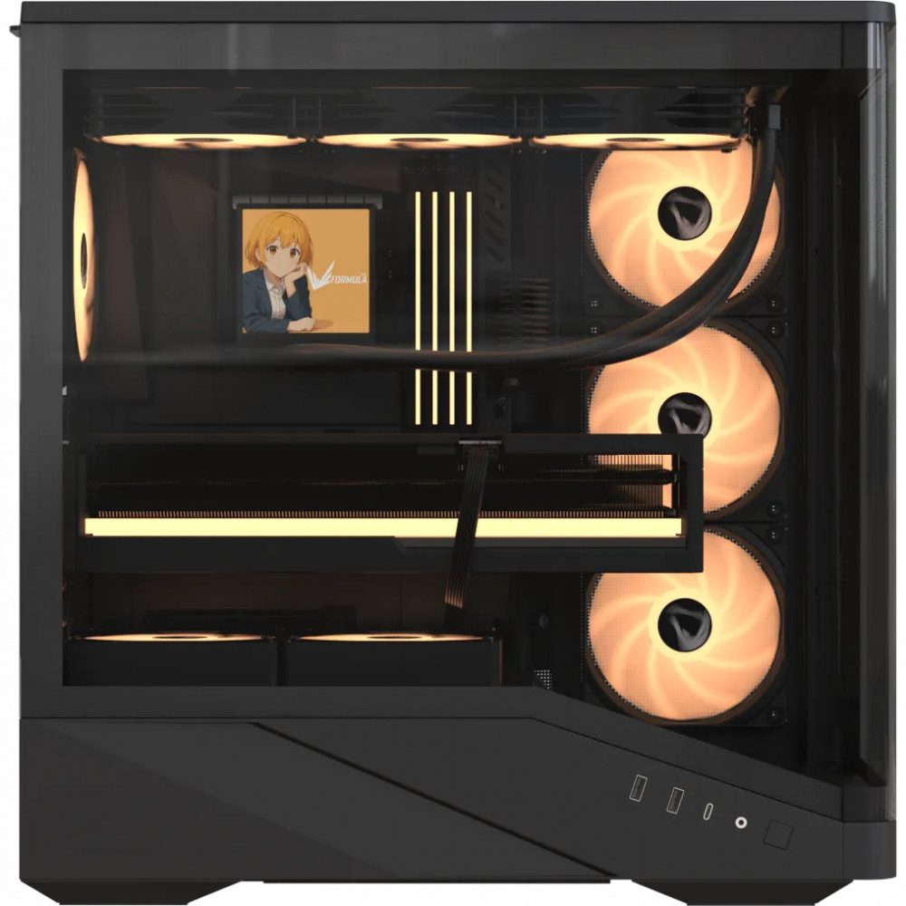 Корпус Formula Crystal U9 PA Black Mid-Tower - миниатюра 10