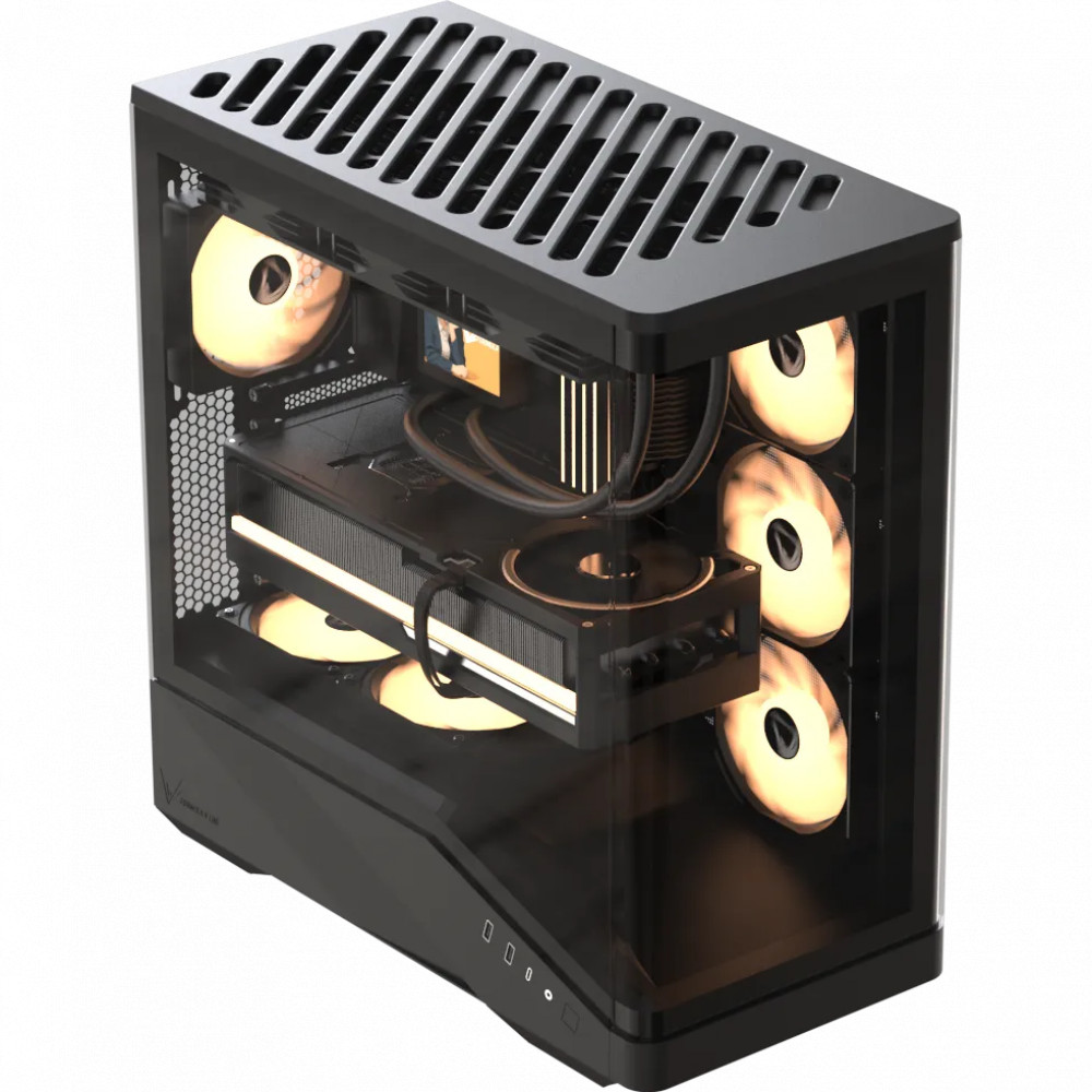 Корпус Formula Crystal U9 PA Black Mid-Tower - миниатюра 7
