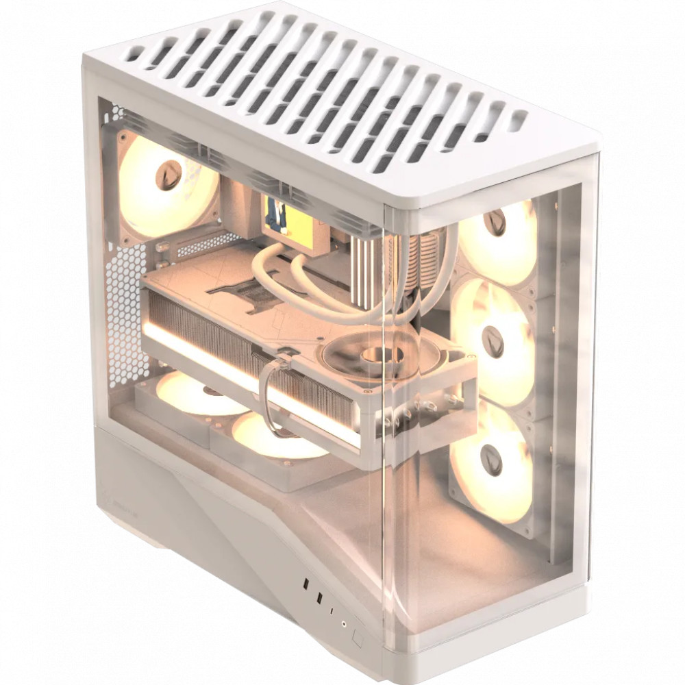 Корпус Formula Crystal U9 PA White Mid-Tower - миниатюра 7