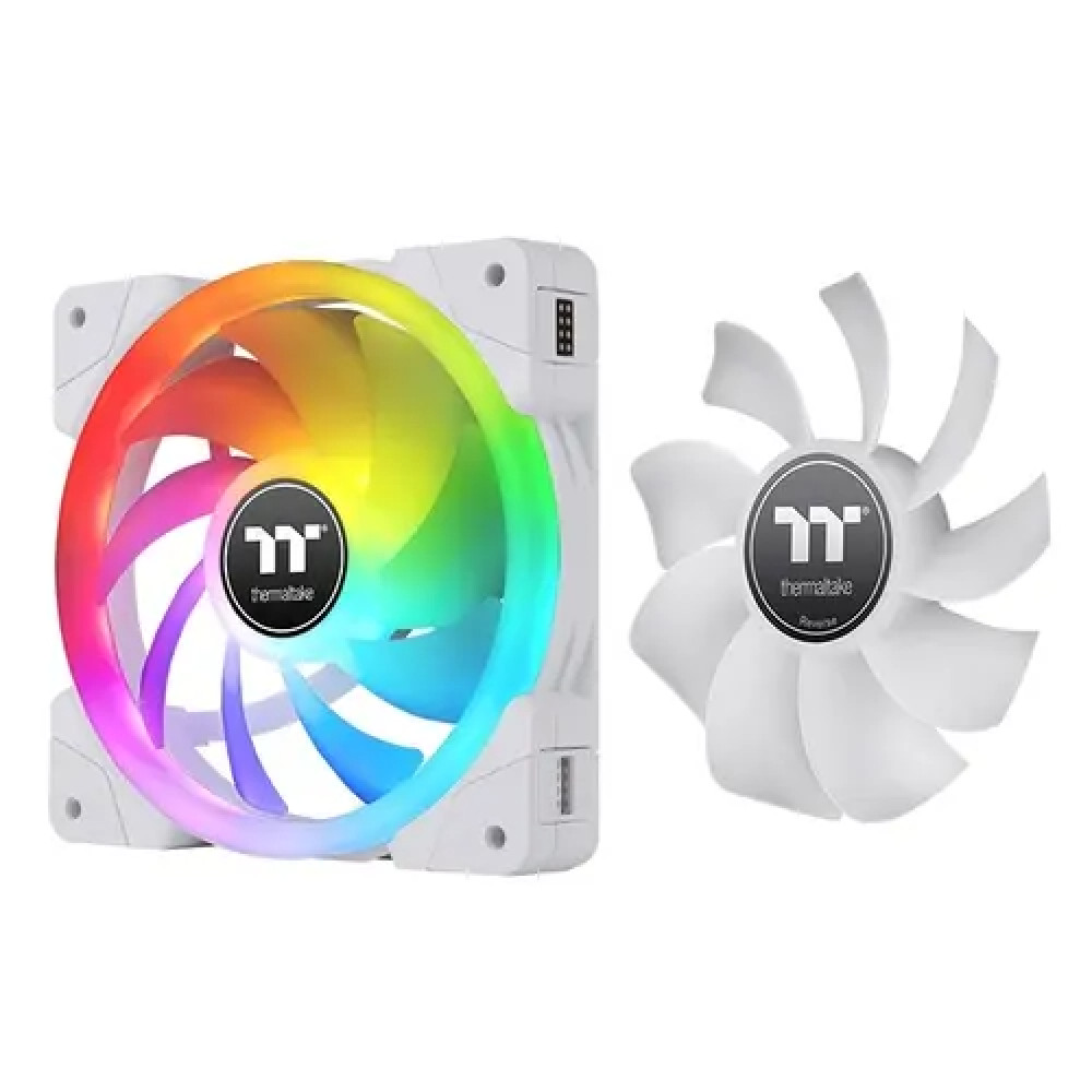 Система охлаждения Thermaltake SWAFAN EX12 RGB PC Cooling Fan White CL-F162-PL14SW-A Для системного блока - миниатюра 8