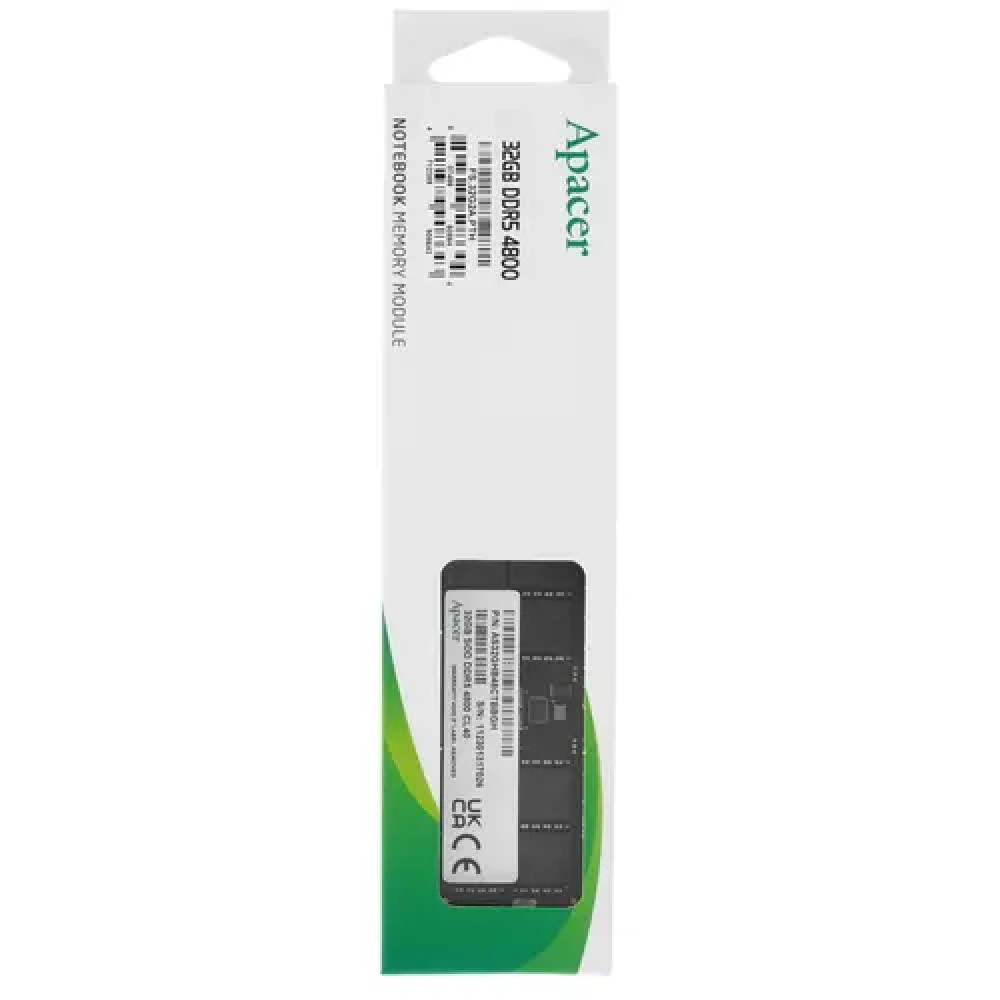 ОЗУ Apacer FS.32G2A.PTH SO-DIMM, DDR5, 32 Гб, 4800 МГц - миниатюра 9
