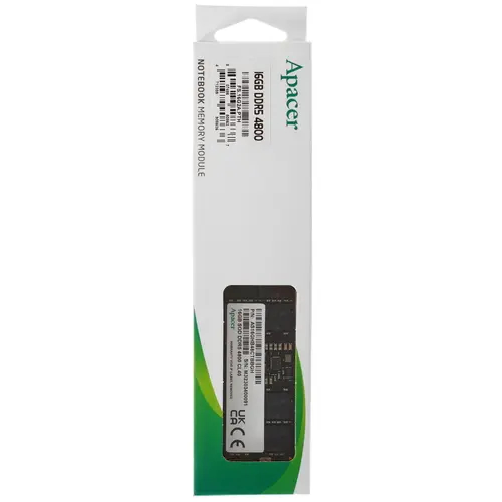 ОЗУ Apacer FS.16G2A.PTH SO-DIMM, DDR5, 16 Гб, 4800 МГц - миниатюра 8