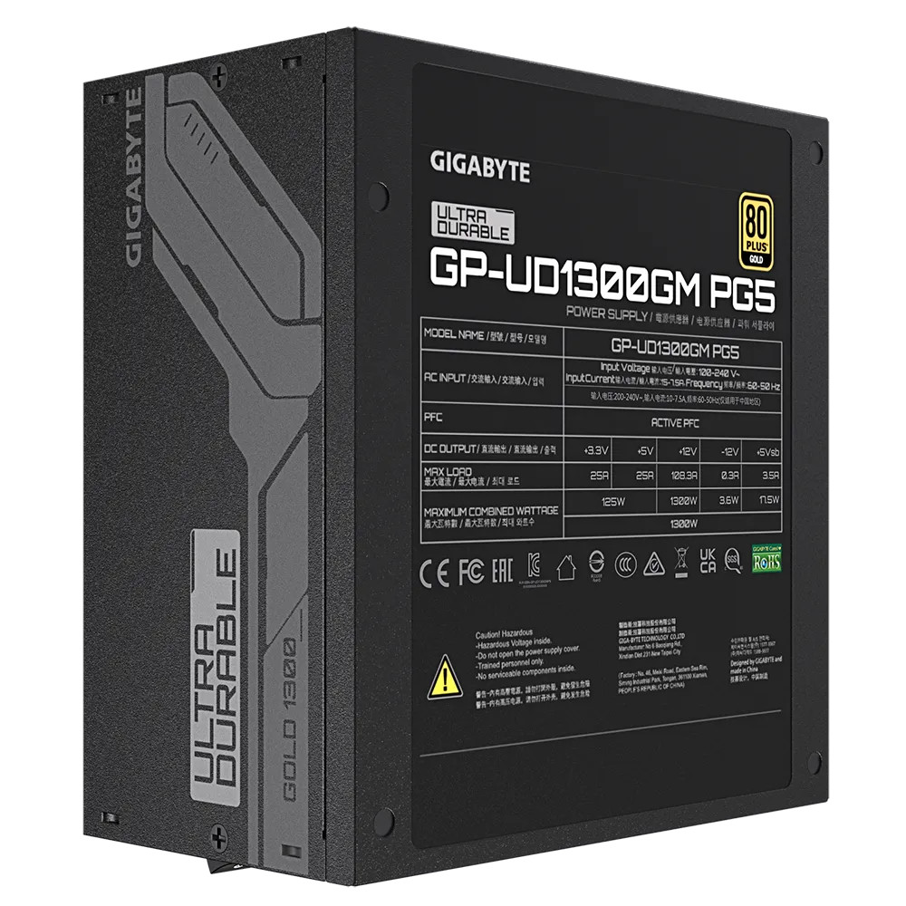 Блок питания Gigabyte GP-UD1300GM PG5 1000 Вт - миниатюра 13