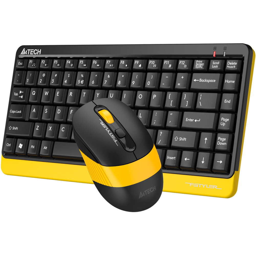 Клавиатура + мышь A4Tech Fstyler FG1110 FG1110 BUMBLEBEE - миниатюра 7