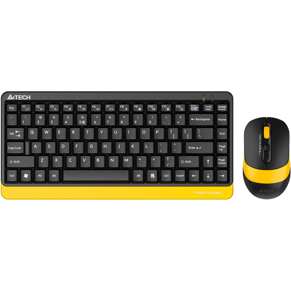 Клавиатура + мышь A4Tech Fstyler FG1110 FG1110 BUMBLEBEE - миниатюра 5