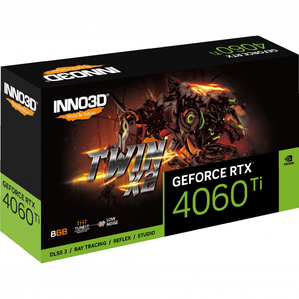 Видеокарта Inno3D RTX 4060 Ti 8GB TWIN X2 OC N406T2-08D6X-171153N 8 ГБ - миниатюра 6