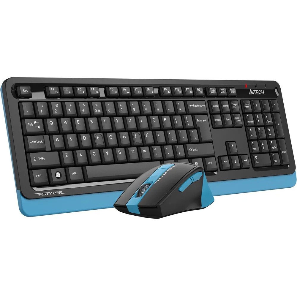 Клавиатура + мышь A4Tech Fstyler FG1035 FG1035 NAVY BLUE - миниатюра 8