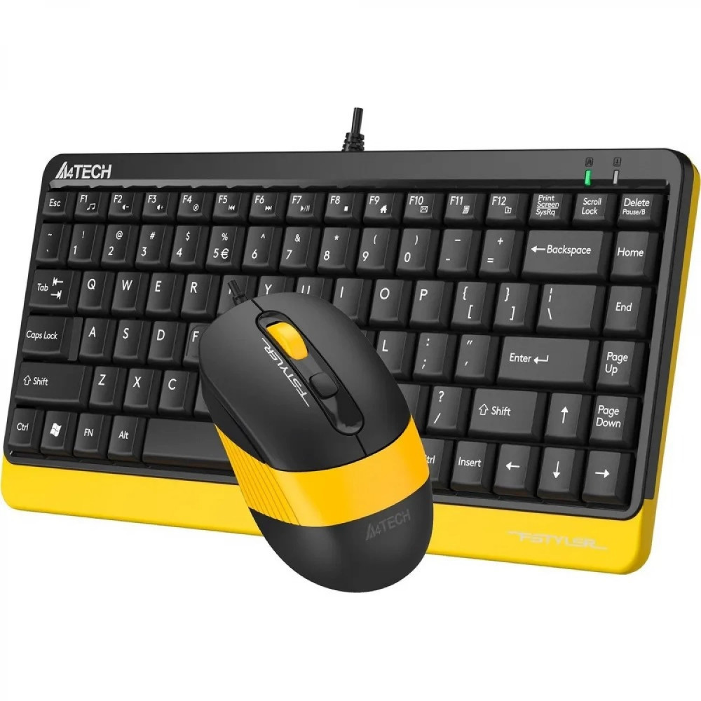 Клавиатура + мышь A4Tech A4TECH FSTYLER F1110 F1110 BUMBLEBEE - миниатюра 9