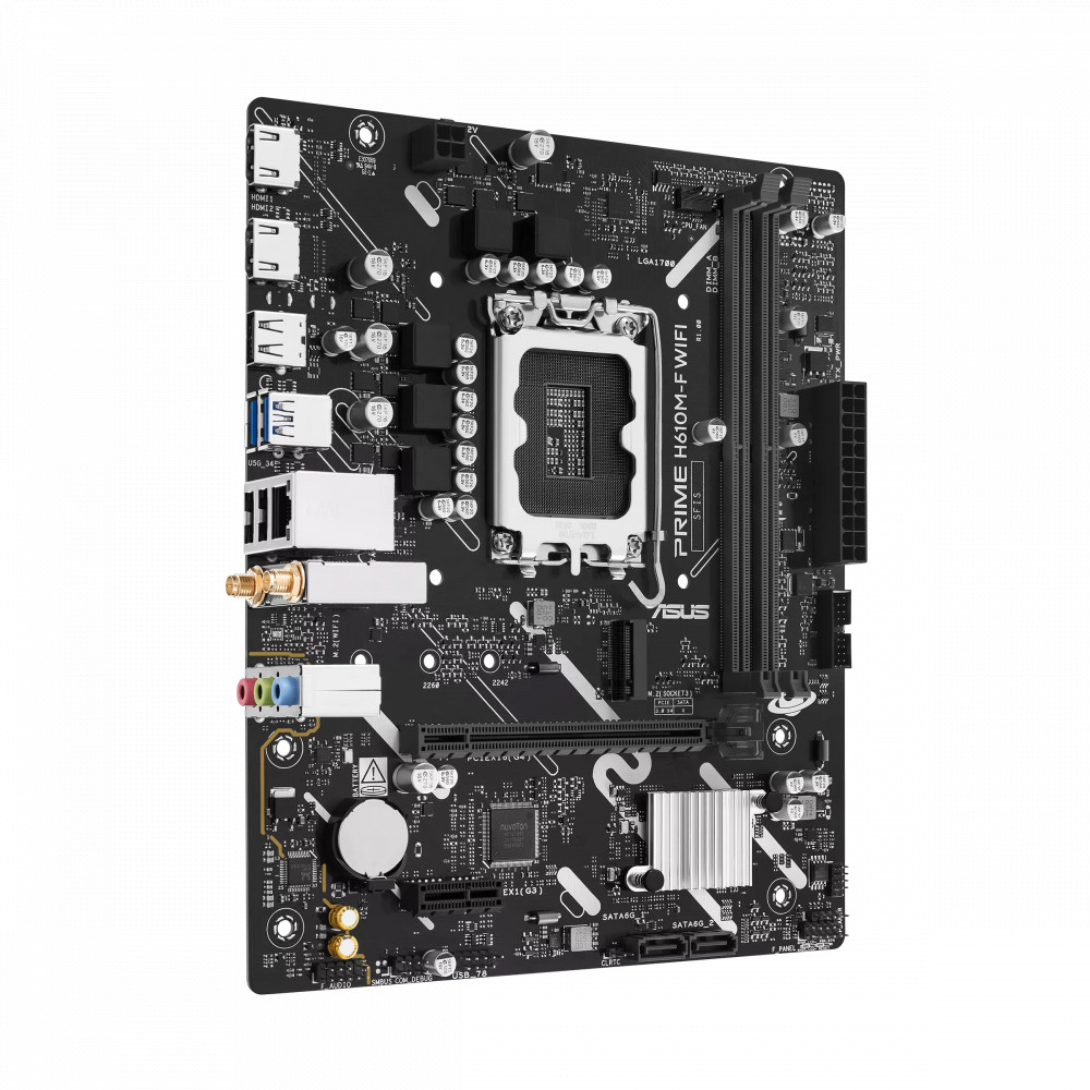 Материнская плата Asus PRIME H610M-F WIFI Micro-ATX, LGA 1700 - миниатюра 4