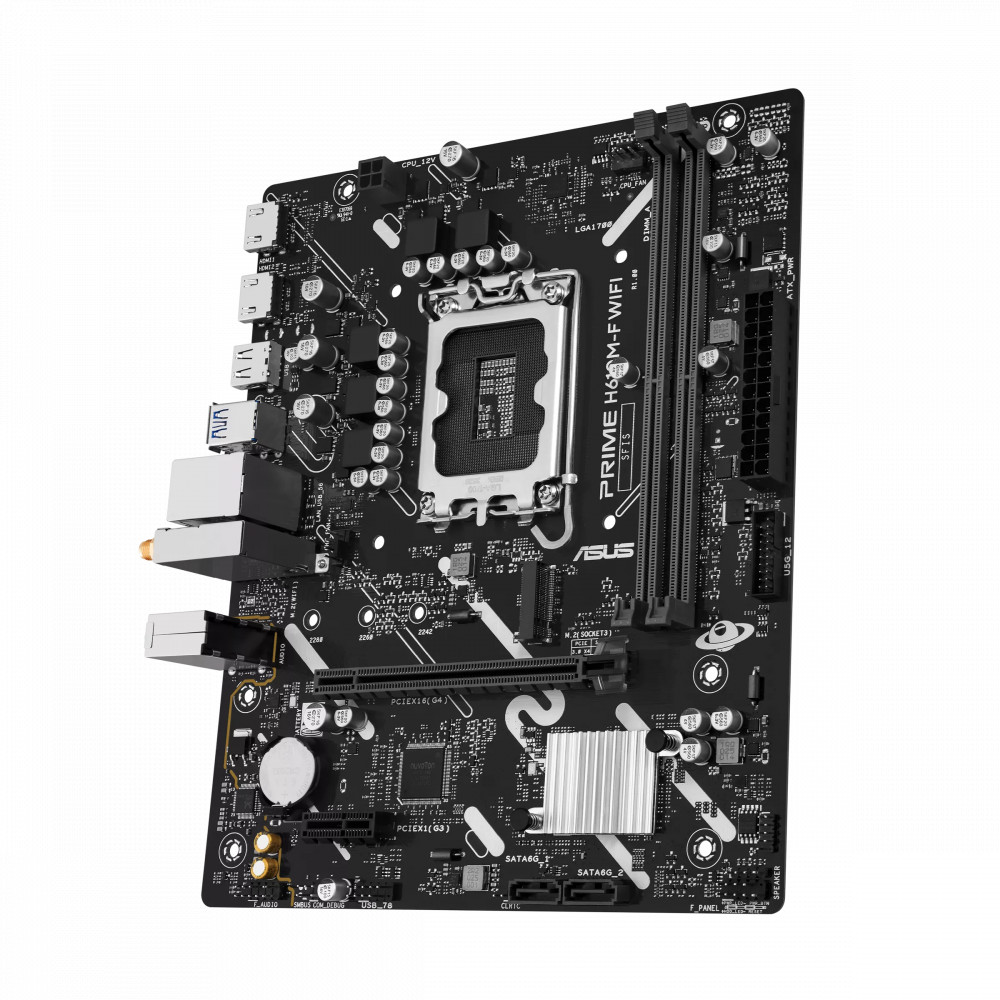 Материнская плата Asus PRIME H610M-F WIFI Micro-ATX, LGA 1700 - миниатюра 6