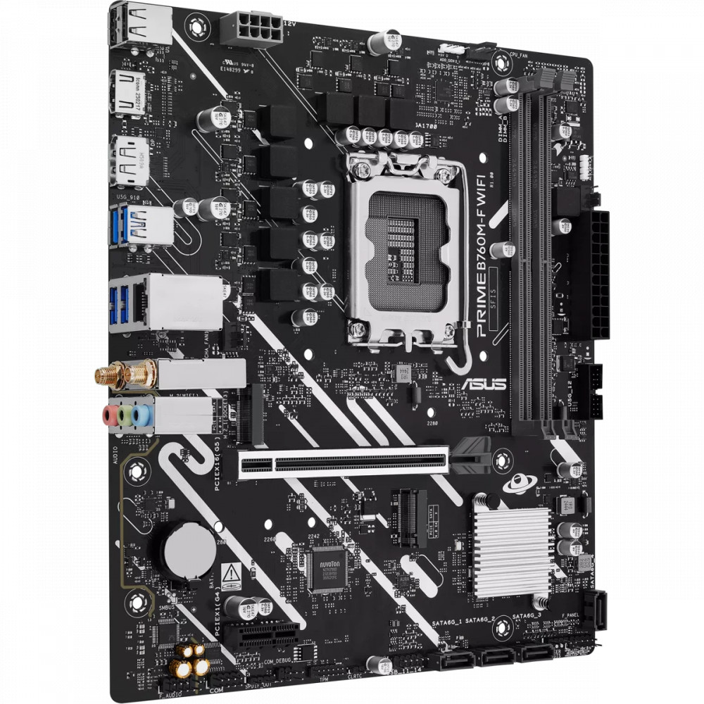 Материнская плата Asus PRIME B760M-F WIFI Micro-ATX, LGA 1700 - миниатюра 8