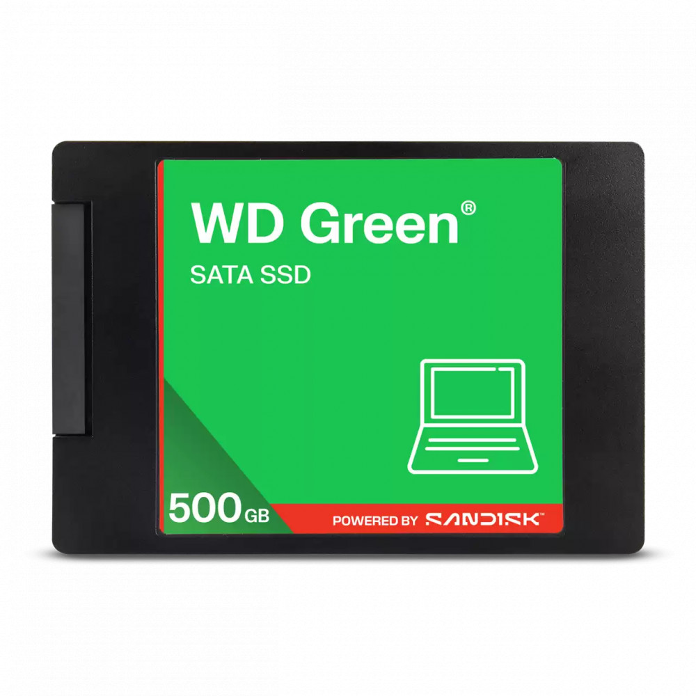 Жесткий диск Western Digital Green WDS500G5G0A SSD (твердотельные), 500 ГБ, 2.5 дюйма, SATA - миниатюра 2