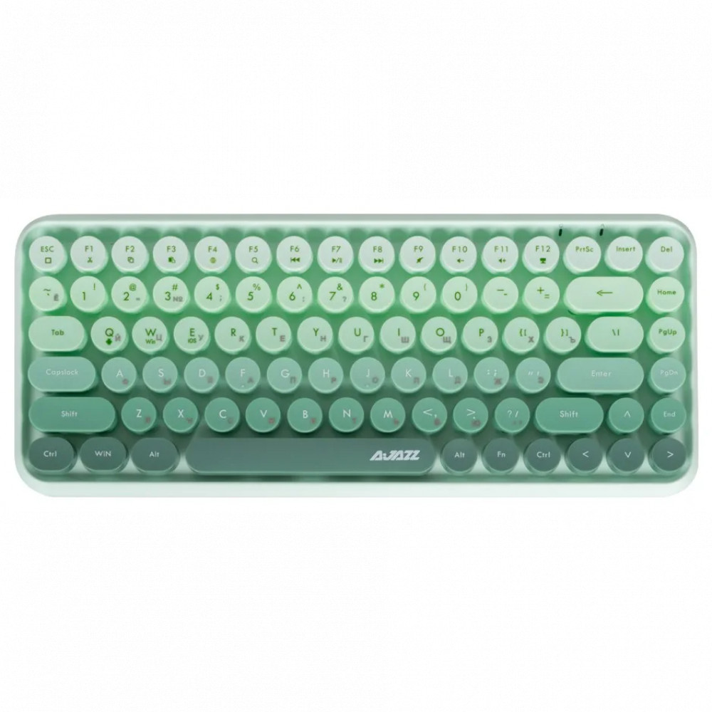 Клавиатура Ajazz 308i Cat 308i/Cat/Green Беспроводная, Bluetooth