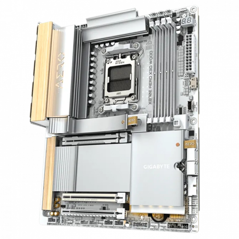 Материнская плата Gigabyte X870E AERO X WOOD 1.0 ATX, AMD AM5 - миниатюра 9