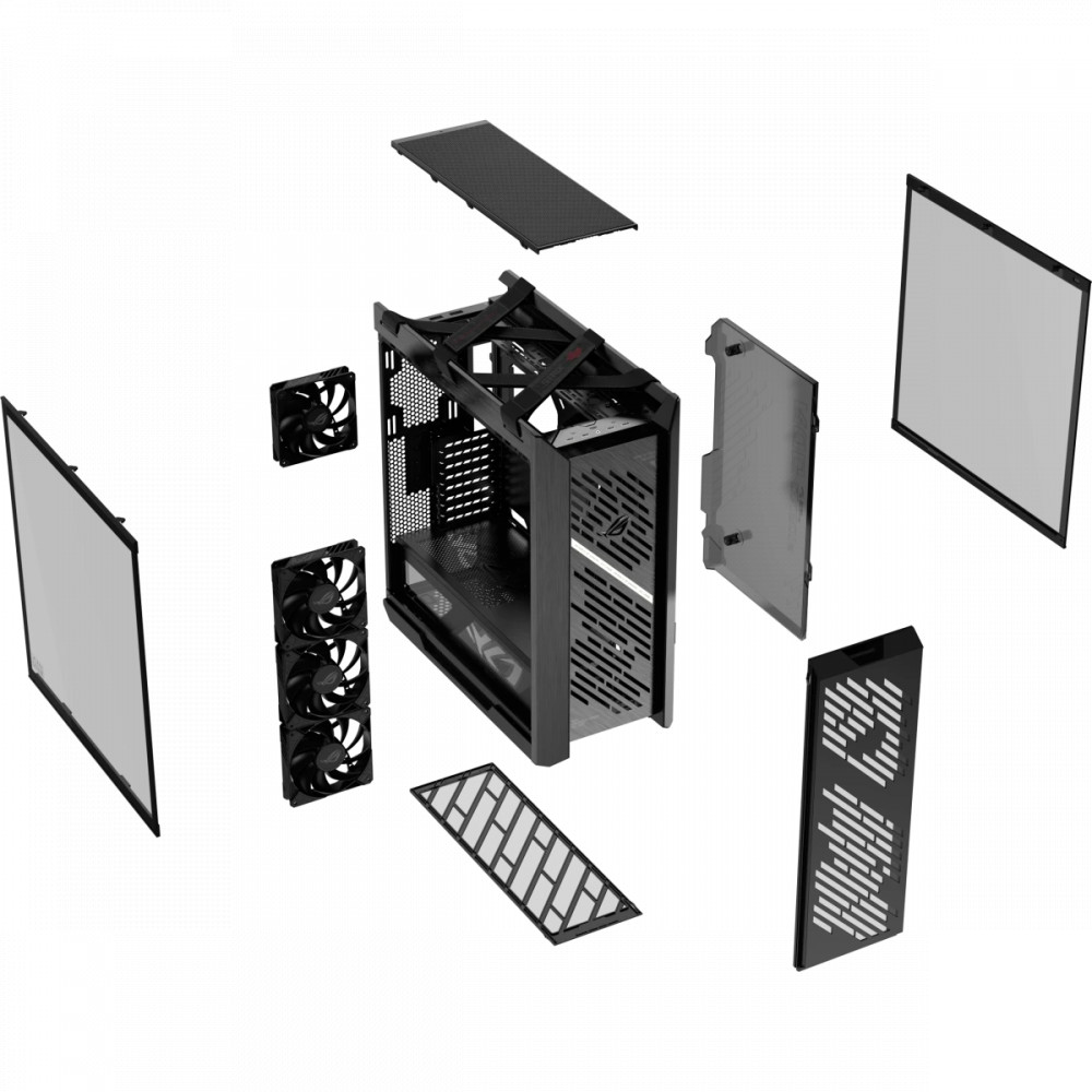 Корпус Asus ROG Strix Helios II GX601S Black 90DC00W0-B39000 Mid-Tower - миниатюра 14
